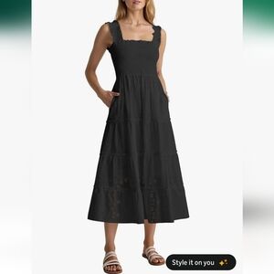 Elegant Black Sleeveless Dress